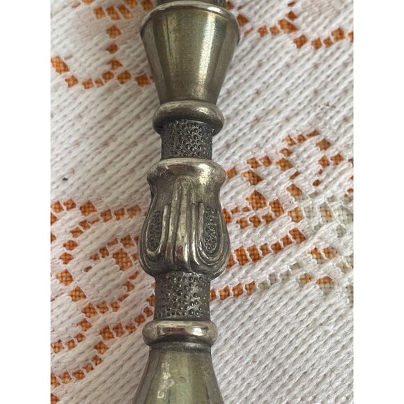 Vintage 1930s Silverplate Lamp Finial/Handle Ornate 5.5 - Picture 4 of 12